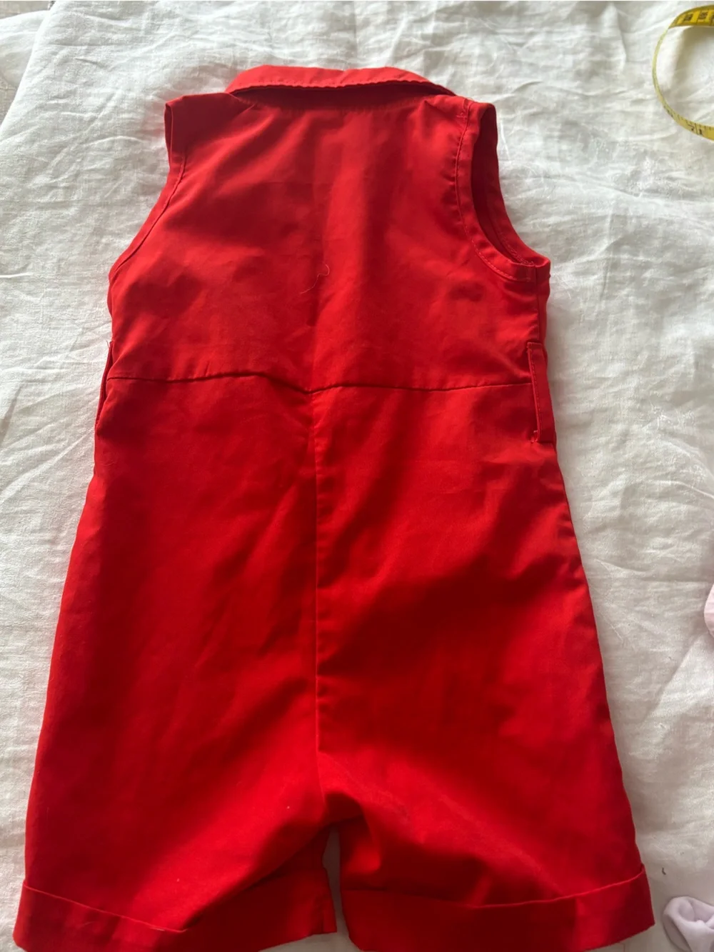 SHEIN Red Men's Flat Front Shorts